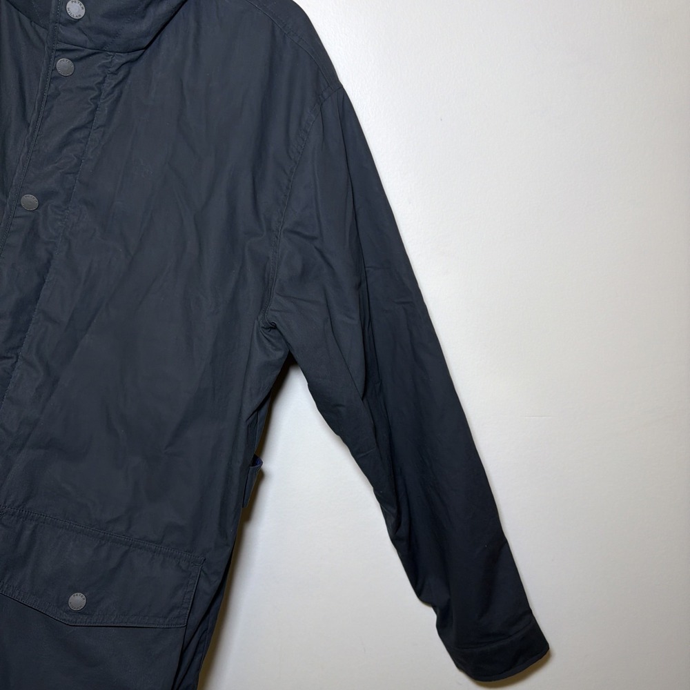 Peter Millar Mens LARGE Harrison Field Jacket Navy Blue Outdoor Water Resistant - Picture 5 of 15